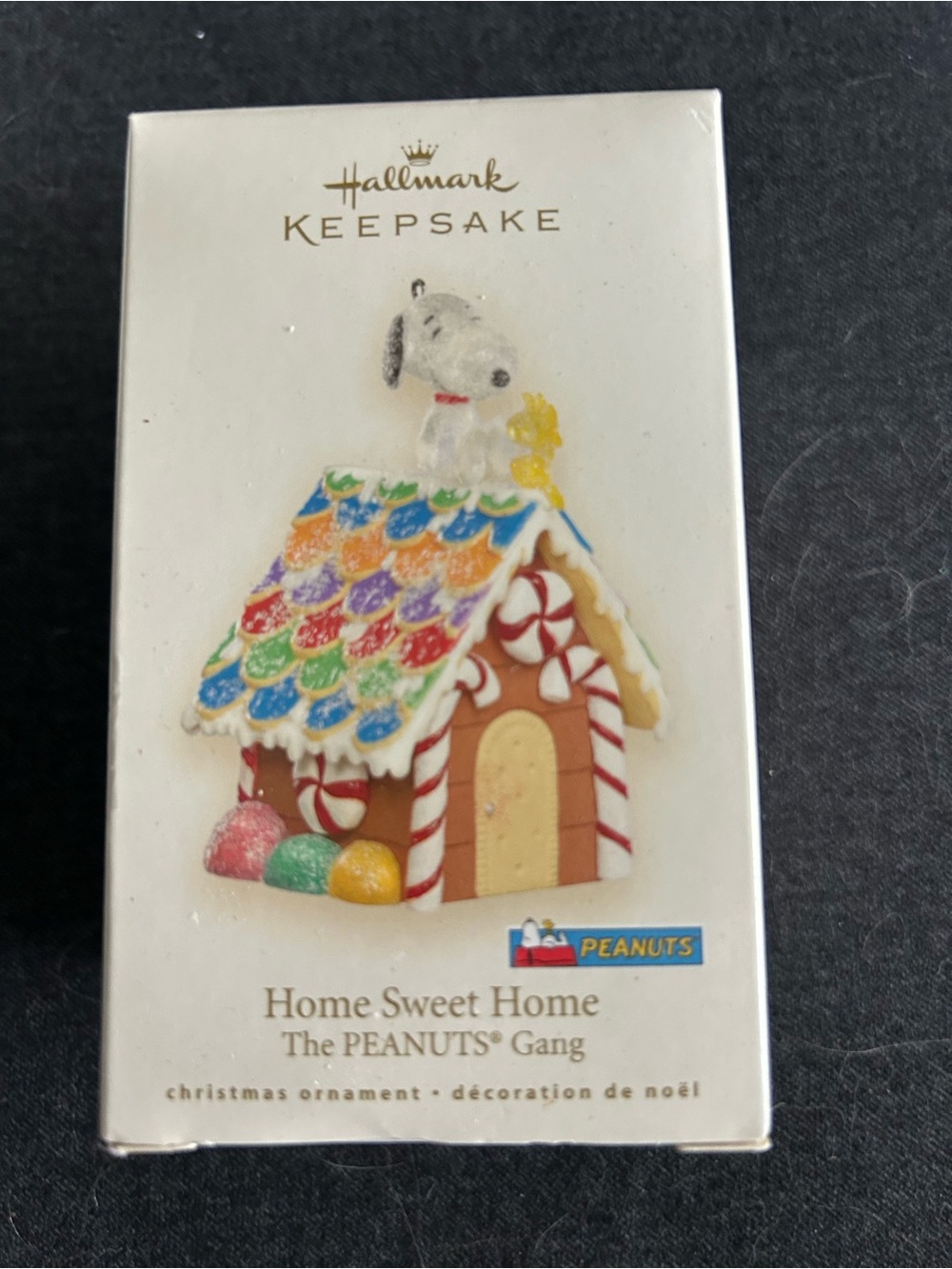 Hallmark Keepsake Snoopy "Home Sweet Home" Peanuts Ornament - 2008. New In Box.